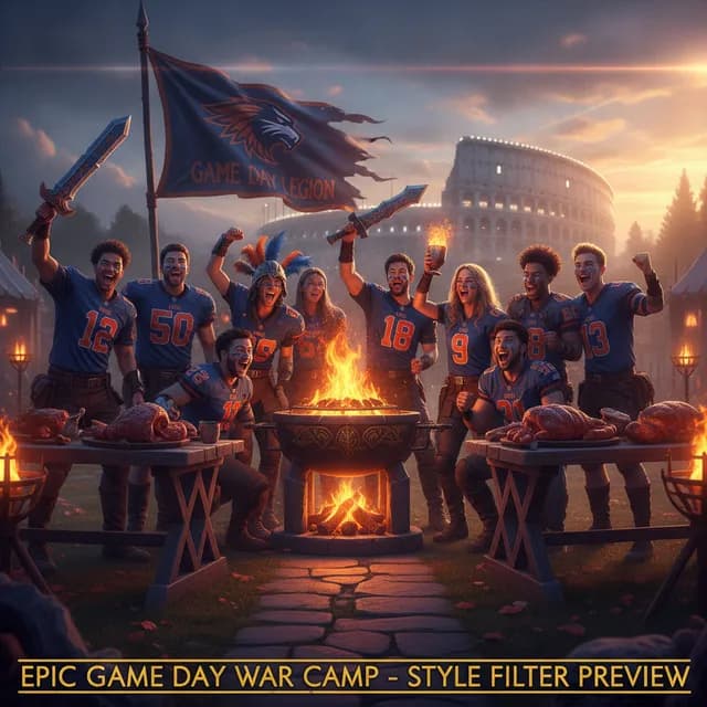 Epic Game Day War Camp
